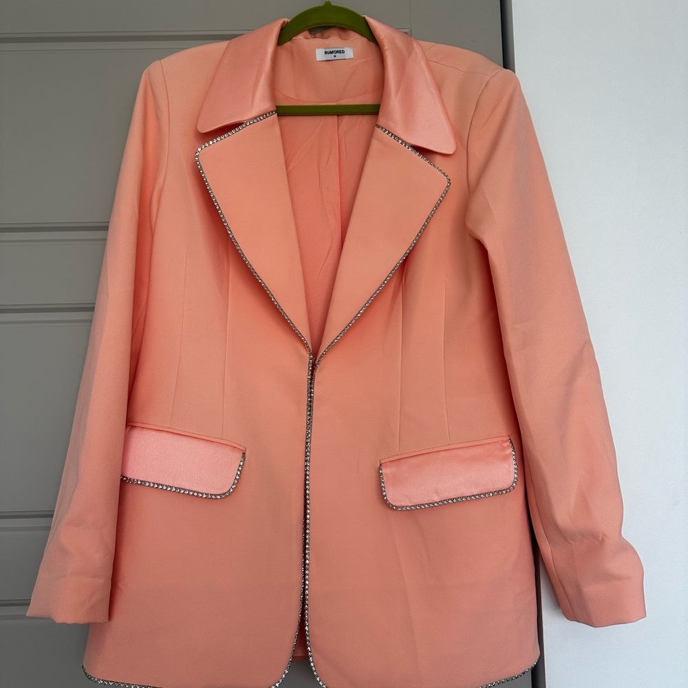 Rumored clothing rhinestone blazer!